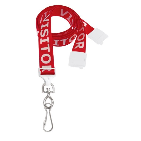 brady 2138-5220 visitor lanyard